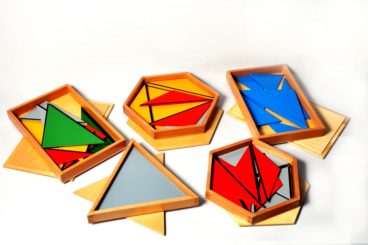 CONSTRUCTIVE TRIANGLES SET OF 5