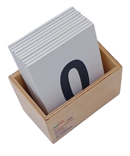 SANDPAPER NUMERALS WITH BOX